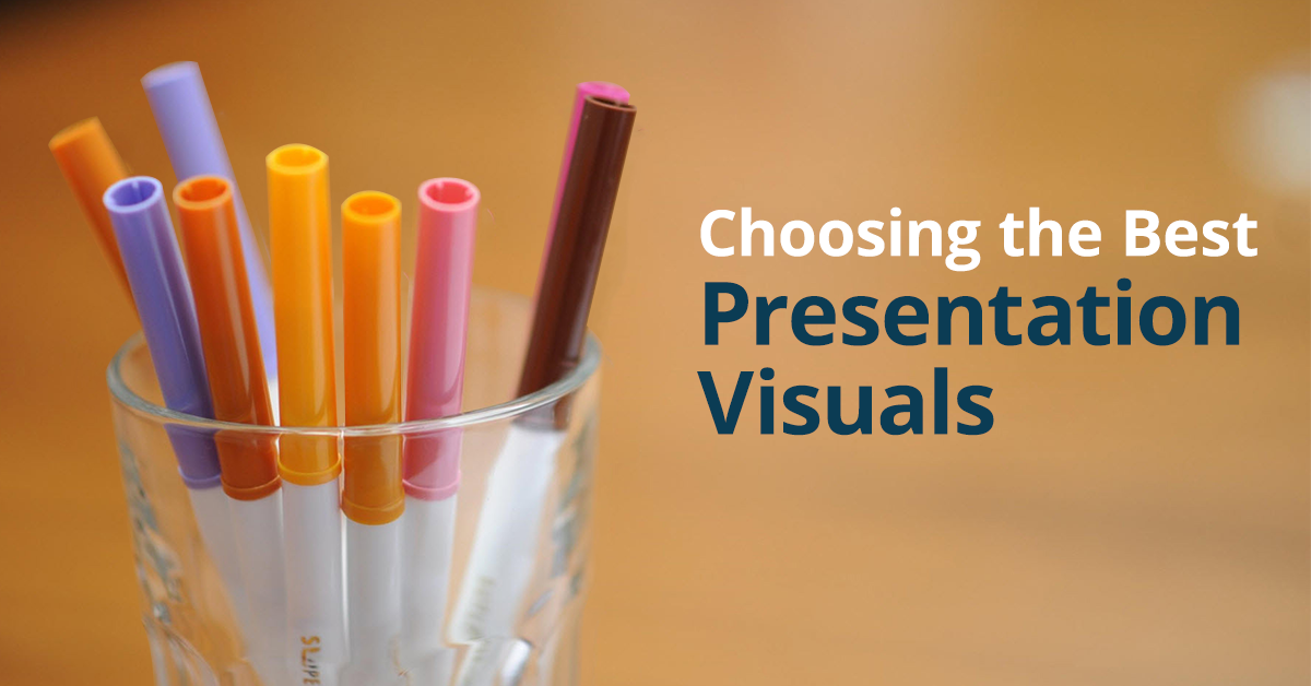 how to use visuals in a presentation