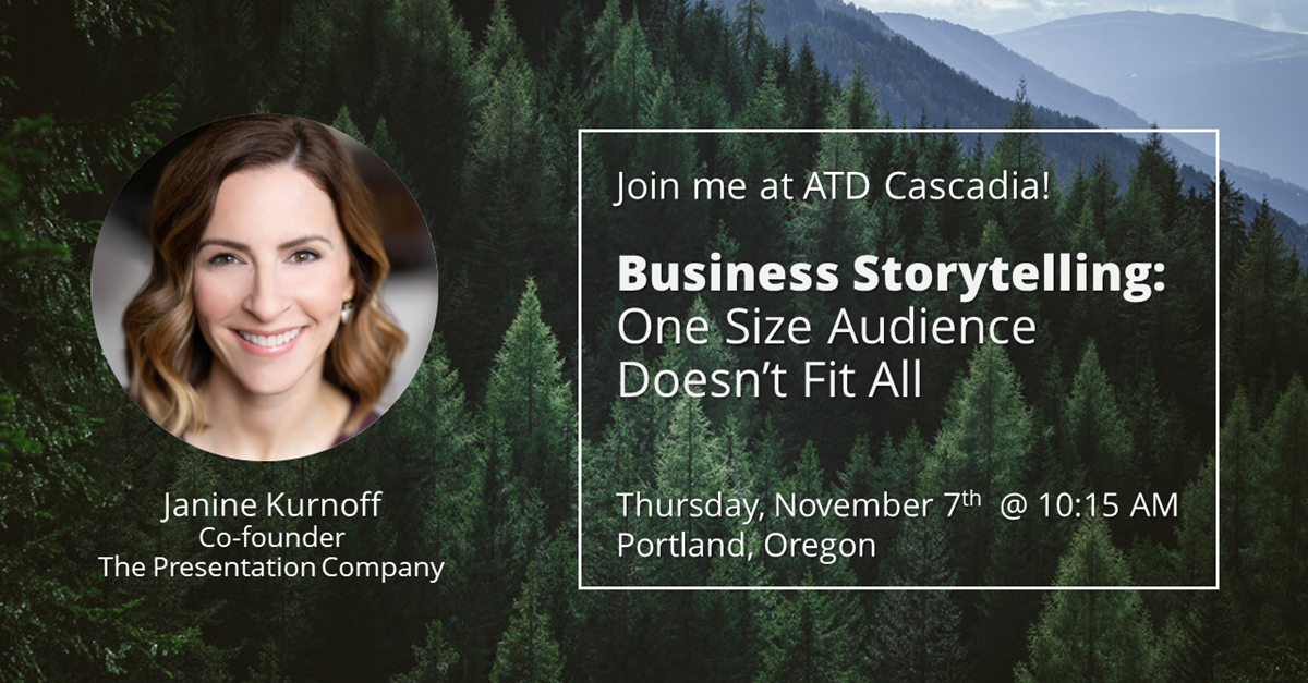 Join TPC for Business Storytelling at ATD Cascadia Annual Conference