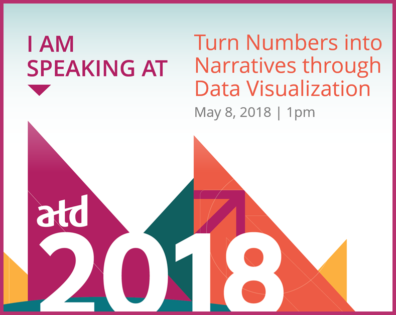 TPC to Speak at ATD International Conference: Turn Numbers Into Narratives Through Data Visualization””
