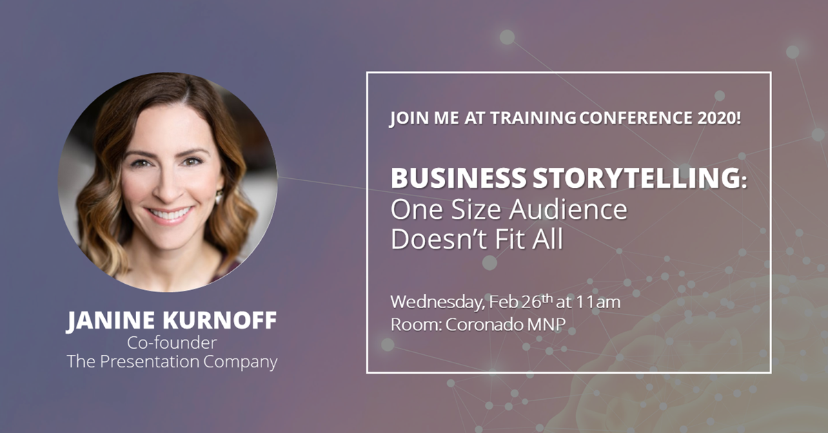 Business Storytelling at Training Conference 2020