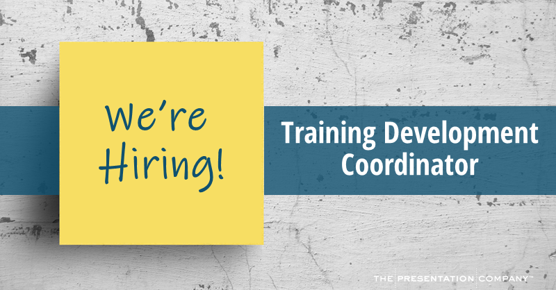 We’re Hiring! Training Development Coordinator