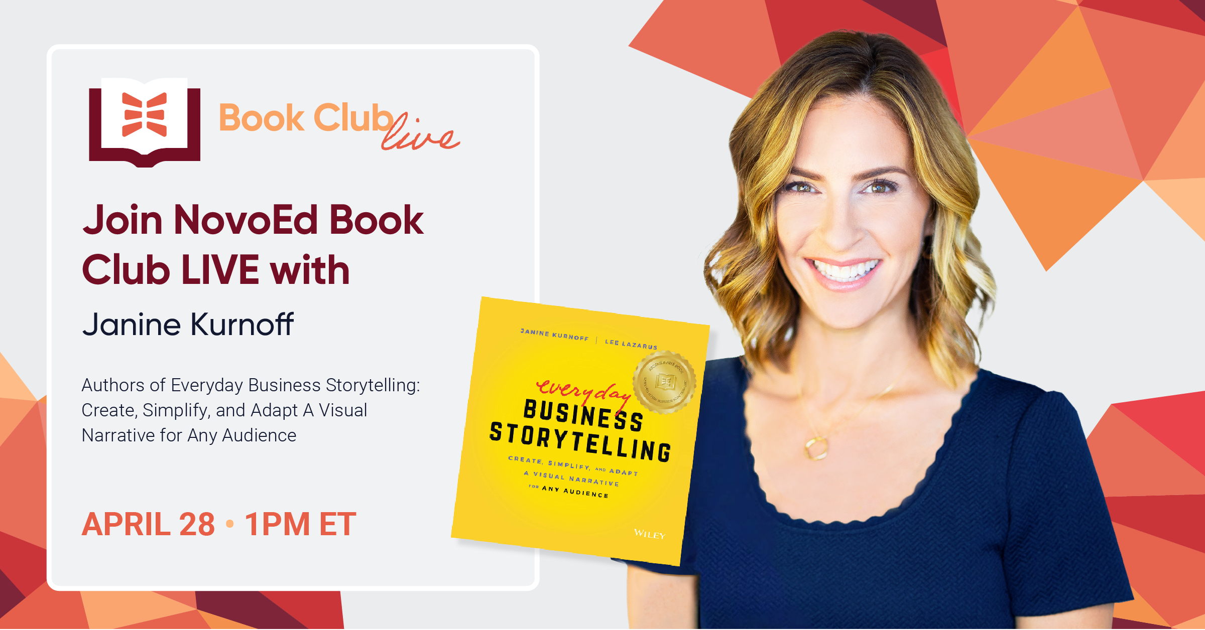 Join TPC and NovoEd for Book Club LIVE: Everyday Business Storytelling
