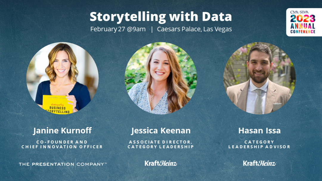 Join us in Vegas for an interactive session on Storytelling with Data!