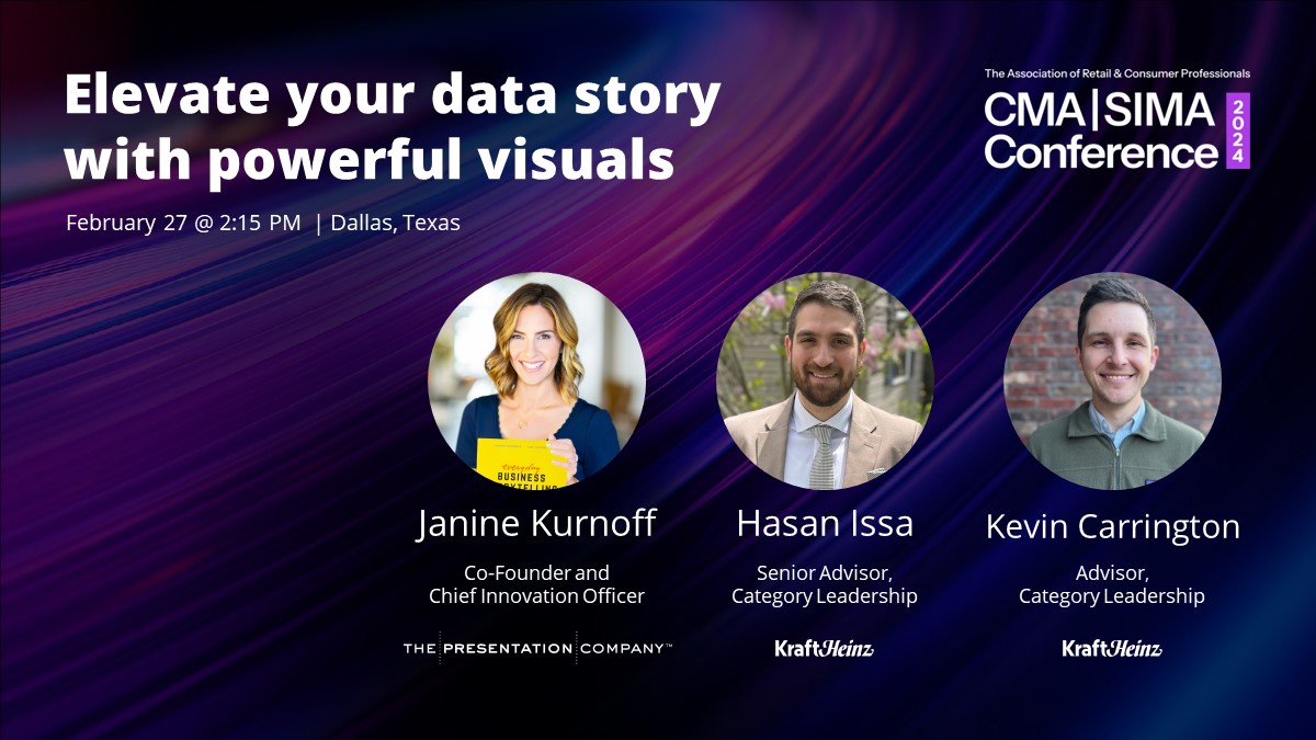 Join us at CMA and learn how to Elevate Your Data Story with Powerful Visuals